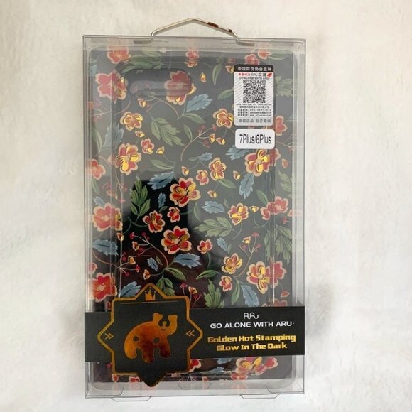 NEW iPhone 7 Plus / iPhone 8 Plus Floral case - Picture 1 of 9